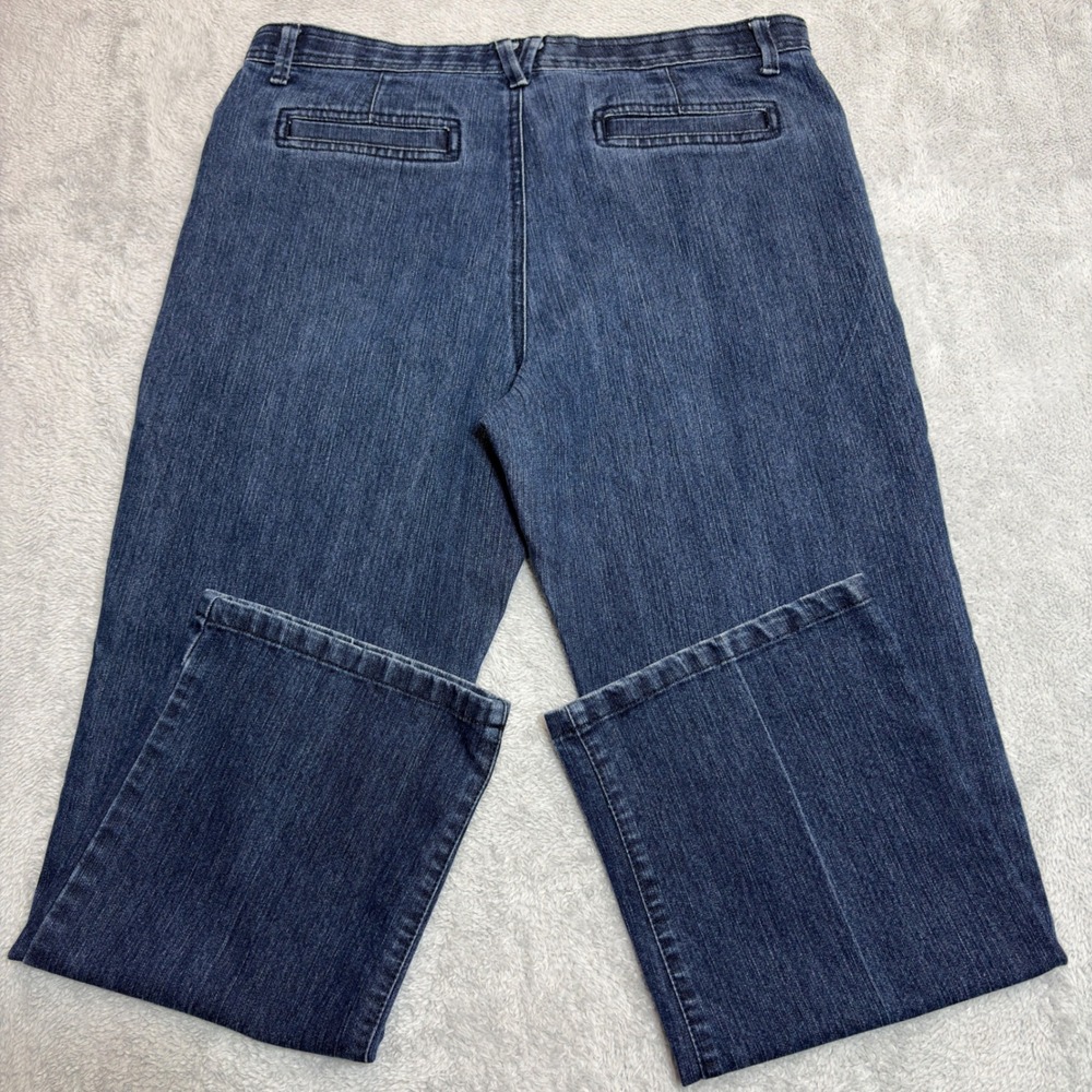 Gloria Vanderbilt Jeans Women 16P Blue Straight Leg Stretch Petite Denim 36/27